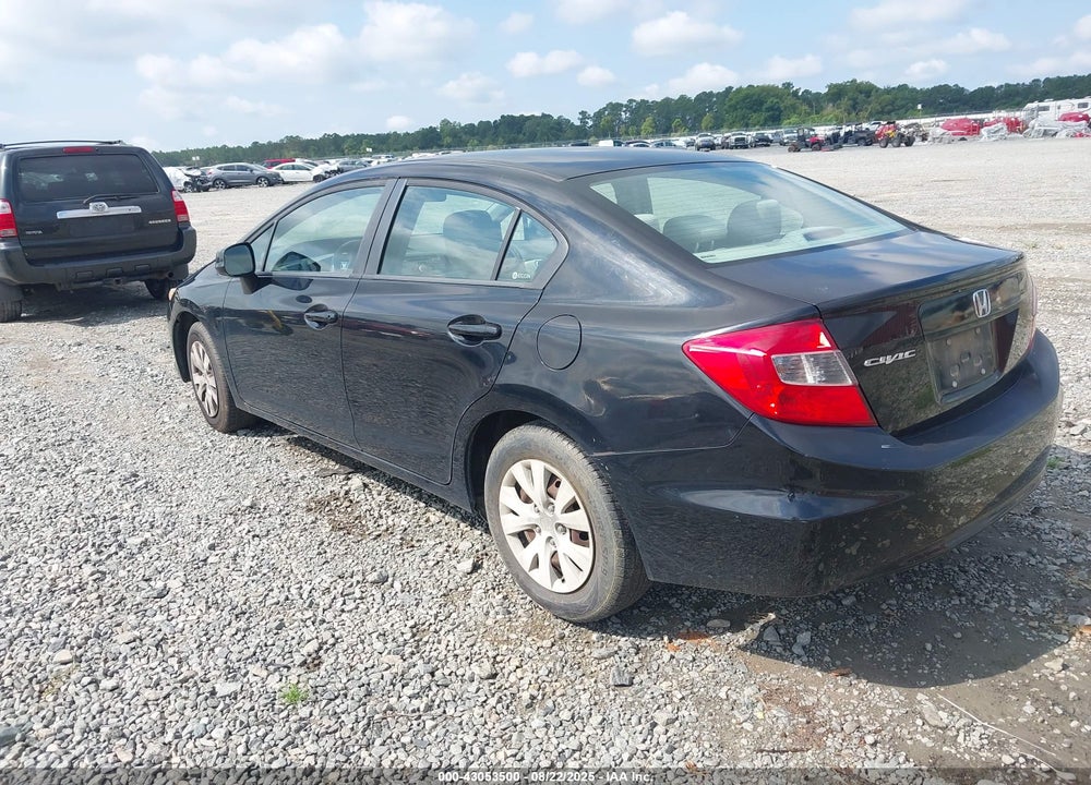 2012 HONDA CIVIC VIN: 19XFB2F54CE101251
