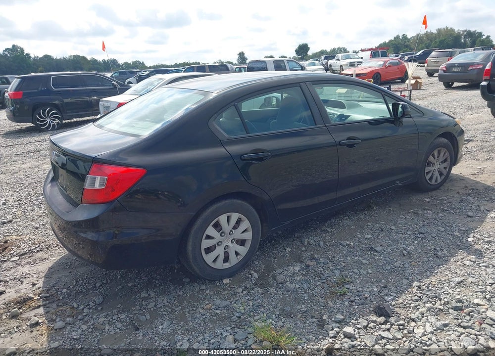 2012 HONDA CIVIC VIN: 19XFB2F54CE101251