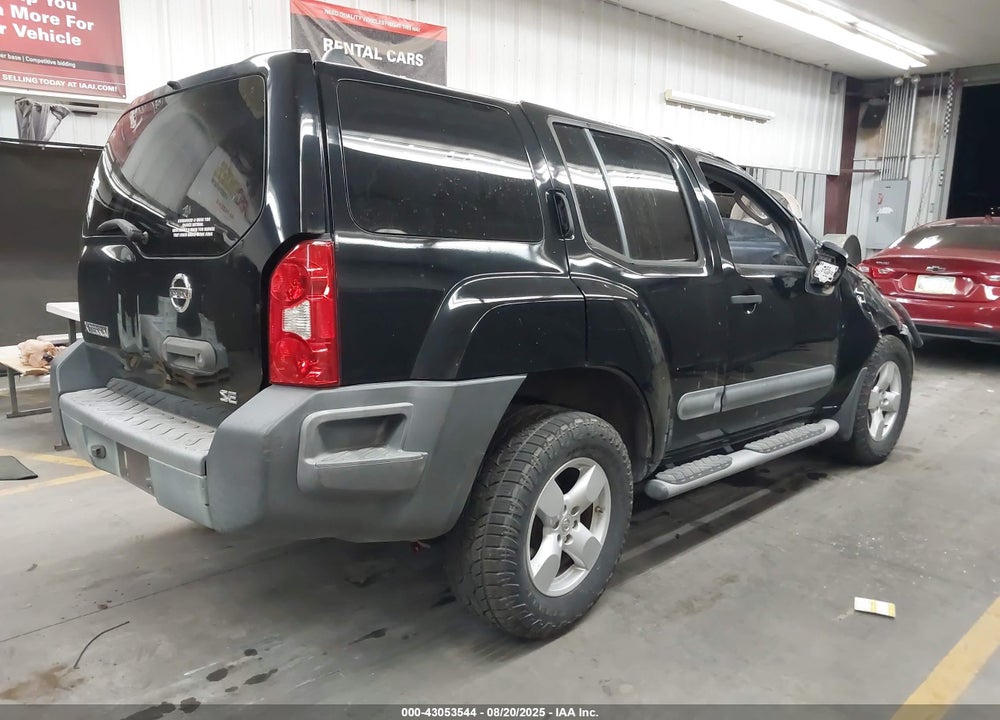 2005 NISSAN XTERRA SE VIN: 5N1AN08W45C632192