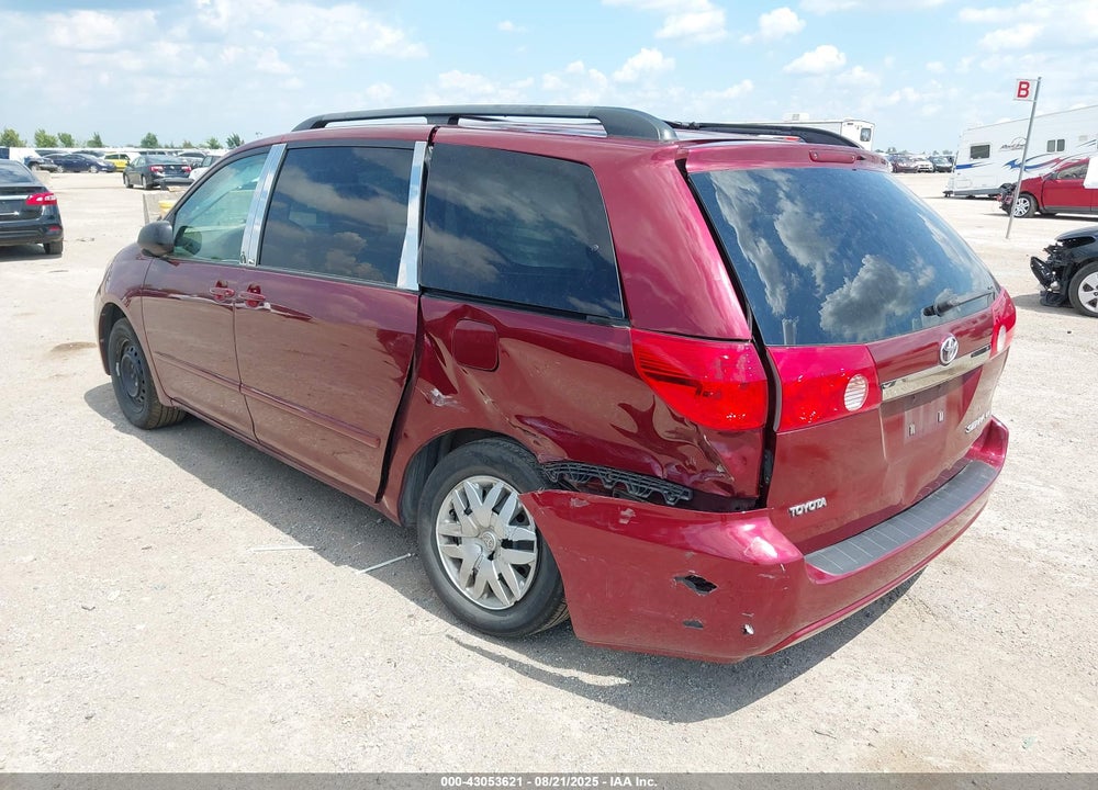2009 TOYOTA SIENNA LE VIN: 5TDZK23C49S277537