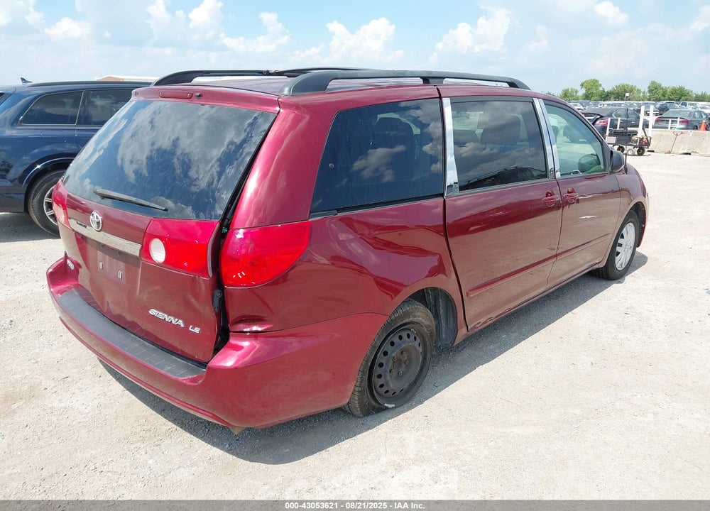 2009 TOYOTA SIENNA LE VIN: 5TDZK23C49S277537