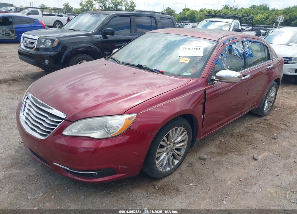 2012 CHRYSLER 200 LIMITED VIN: 1C3CCBCG4CN250989