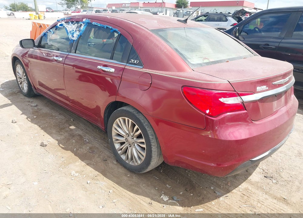 2012 CHRYSLER 200 LIMITED VIN: 1C3CCBCG4CN250989