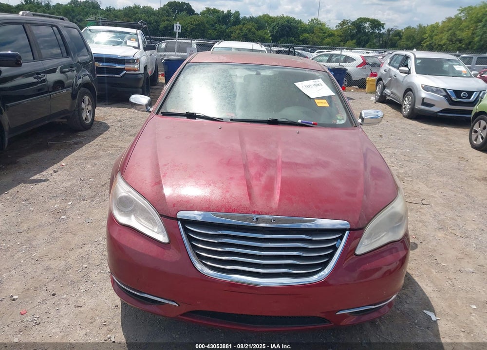 2012 CHRYSLER 200 LIMITED VIN: 1C3CCBCG4CN250989