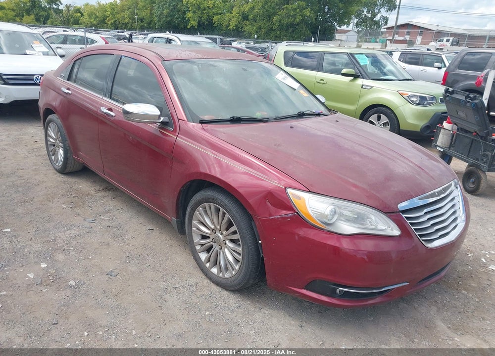 2012 CHRYSLER 200 LIMITED VIN: 1C3CCBCG4CN250989