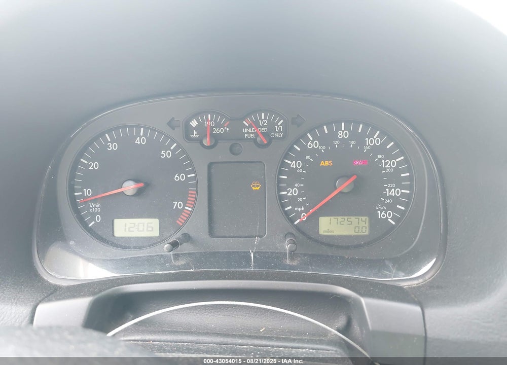 2001 VOLKSWAGEN JETTA GLS VIN: 3VWSK69M21M083874