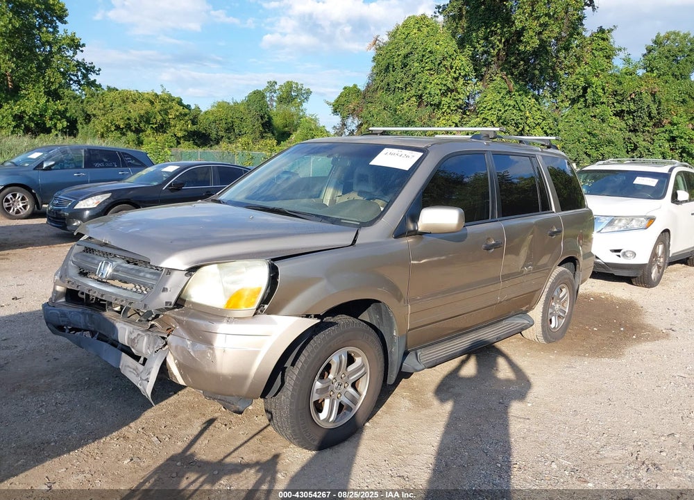 2005 HONDA PILOT EX-L VIN: 2HKYF18525H510450