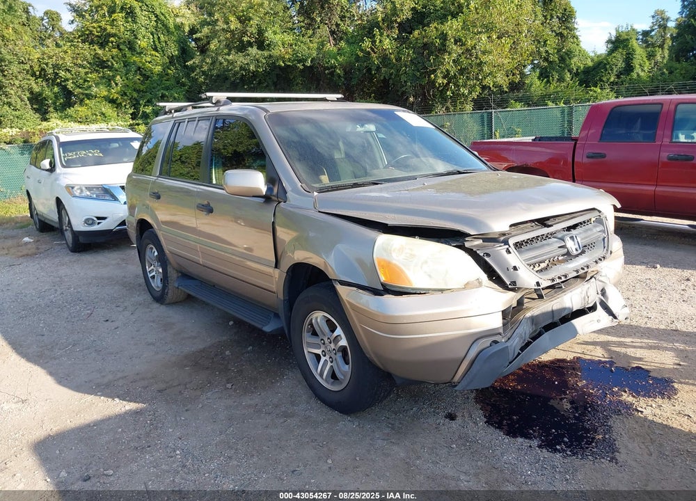 2005 HONDA PILOT EX-L VIN: 2HKYF18525H510450
