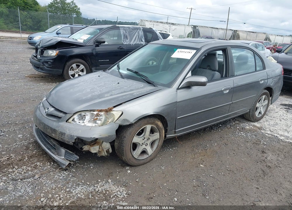 2005 HONDA CIVIC EX VIN: 2HGES26785H546842