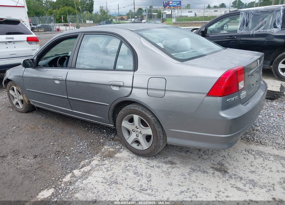 2005 HONDA CIVIC EX VIN: 2HGES26785H546842