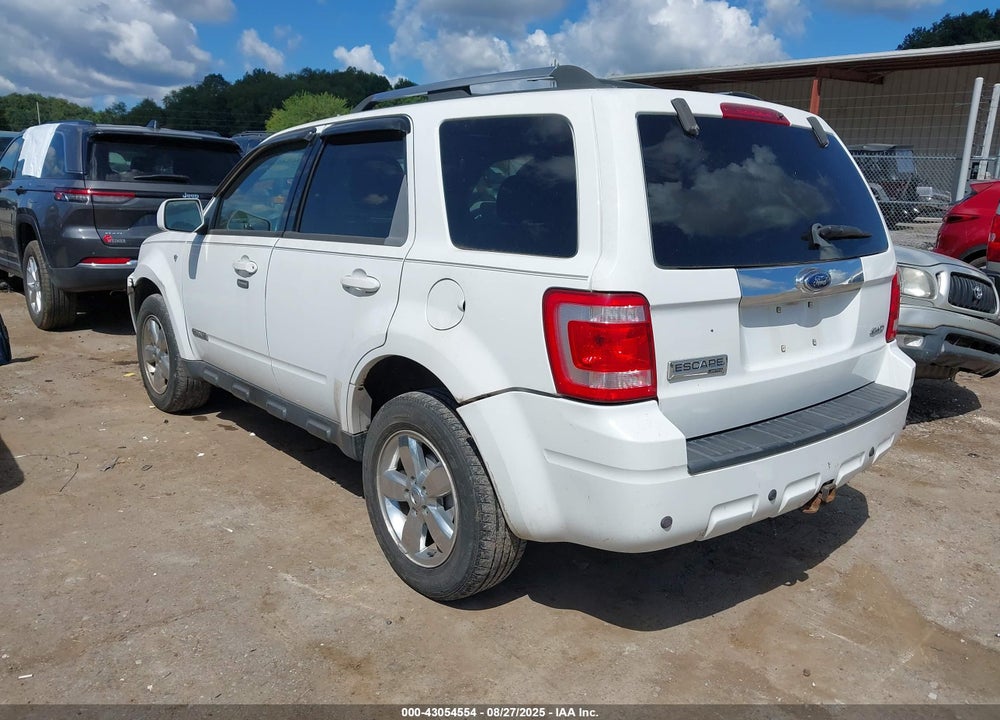 2008 FORD ESCAPE LIMITED VIN: 1FMCU94178KB99293