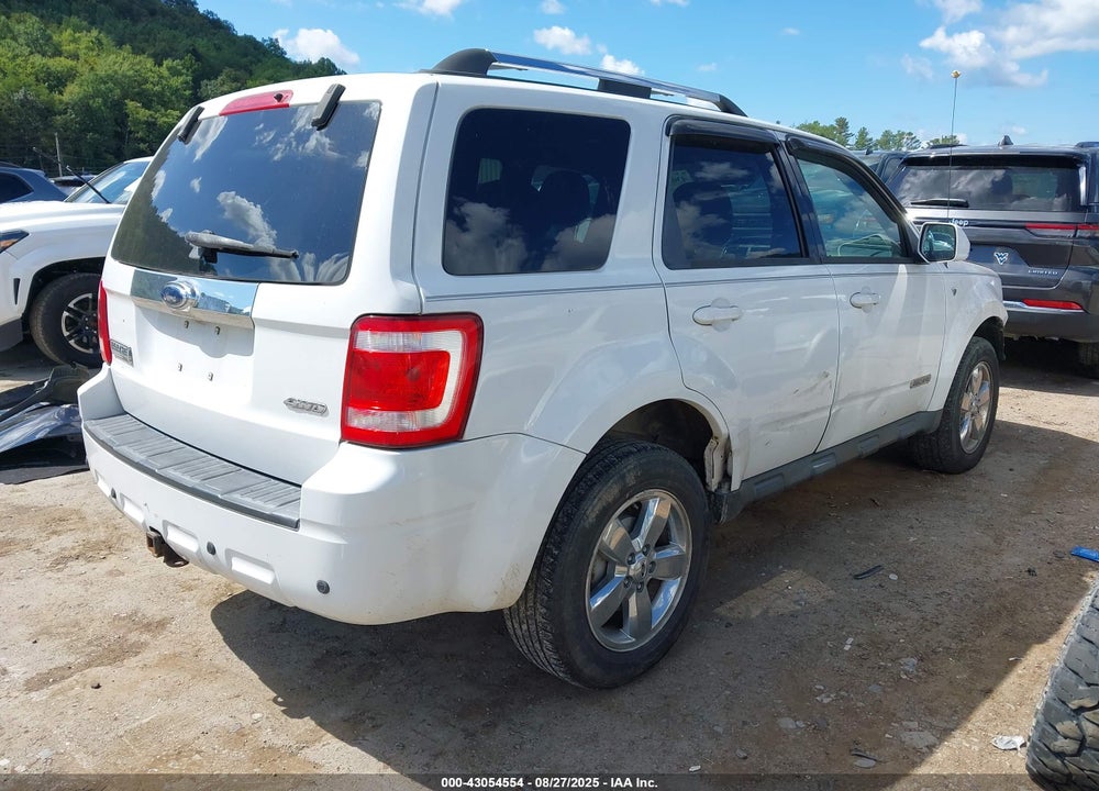 2008 FORD ESCAPE LIMITED VIN: 1FMCU94178KB99293