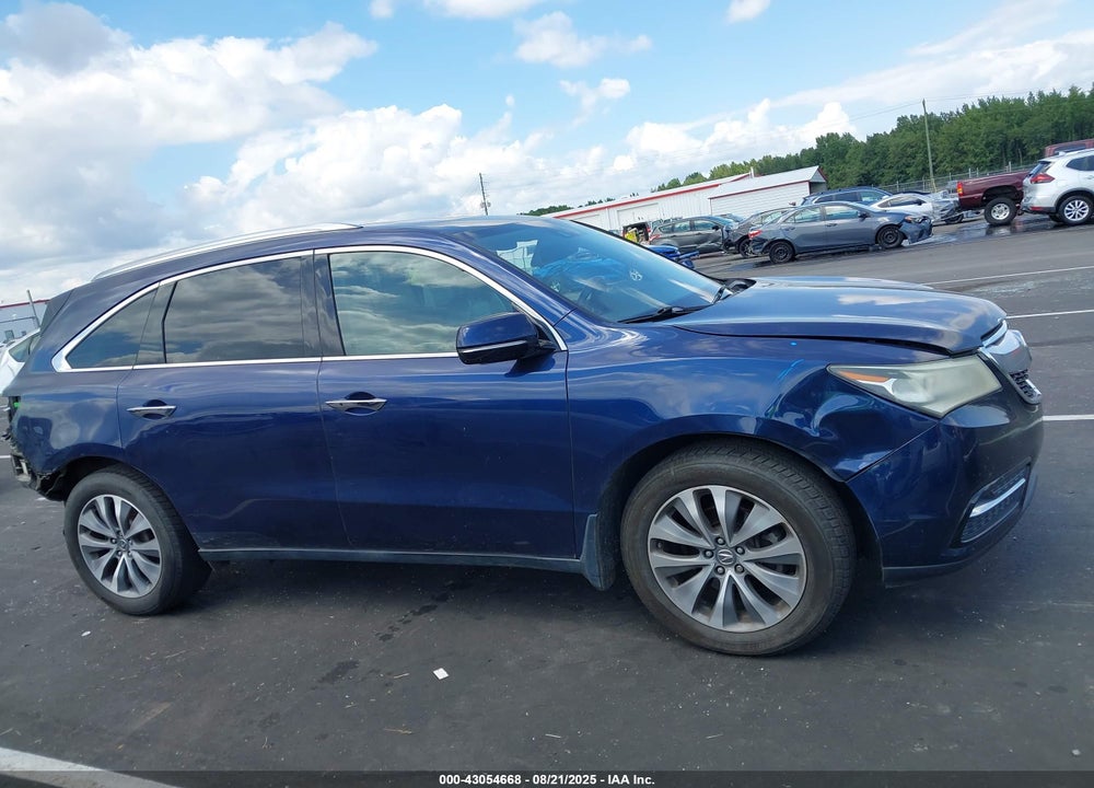 2015 ACURA MDX VIN: 5FRYD4H46FB007744