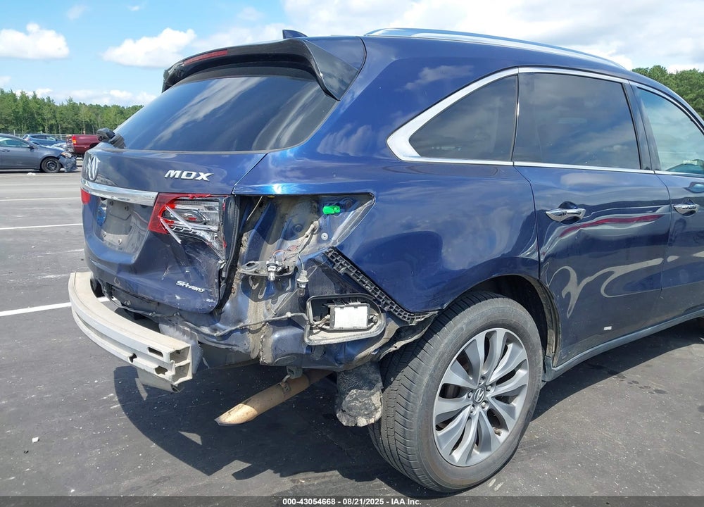 2015 ACURA MDX VIN: 5FRYD4H46FB007744