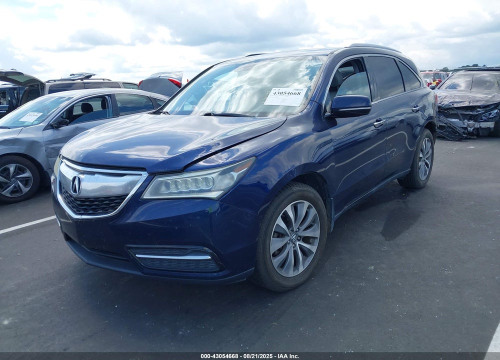2015 ACURA MDX VIN: 5FRYD4H46FB007744