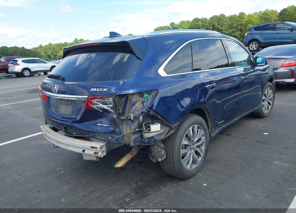 2015 ACURA MDX VIN: 5FRYD4H46FB007744