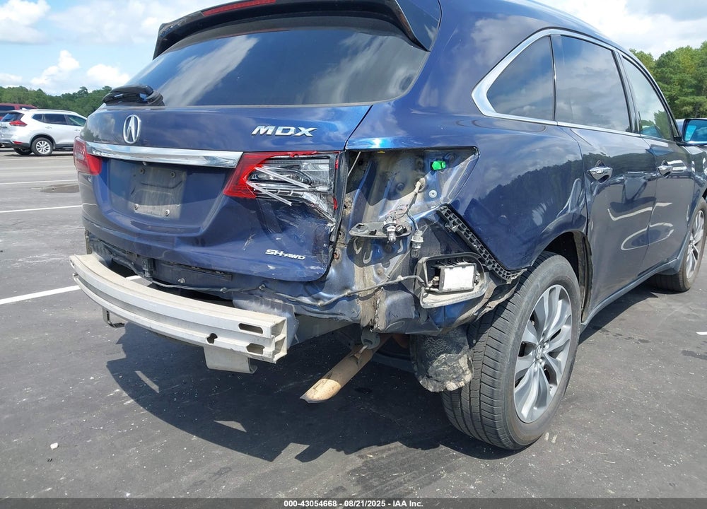 2015 ACURA MDX VIN: 5FRYD4H46FB007744