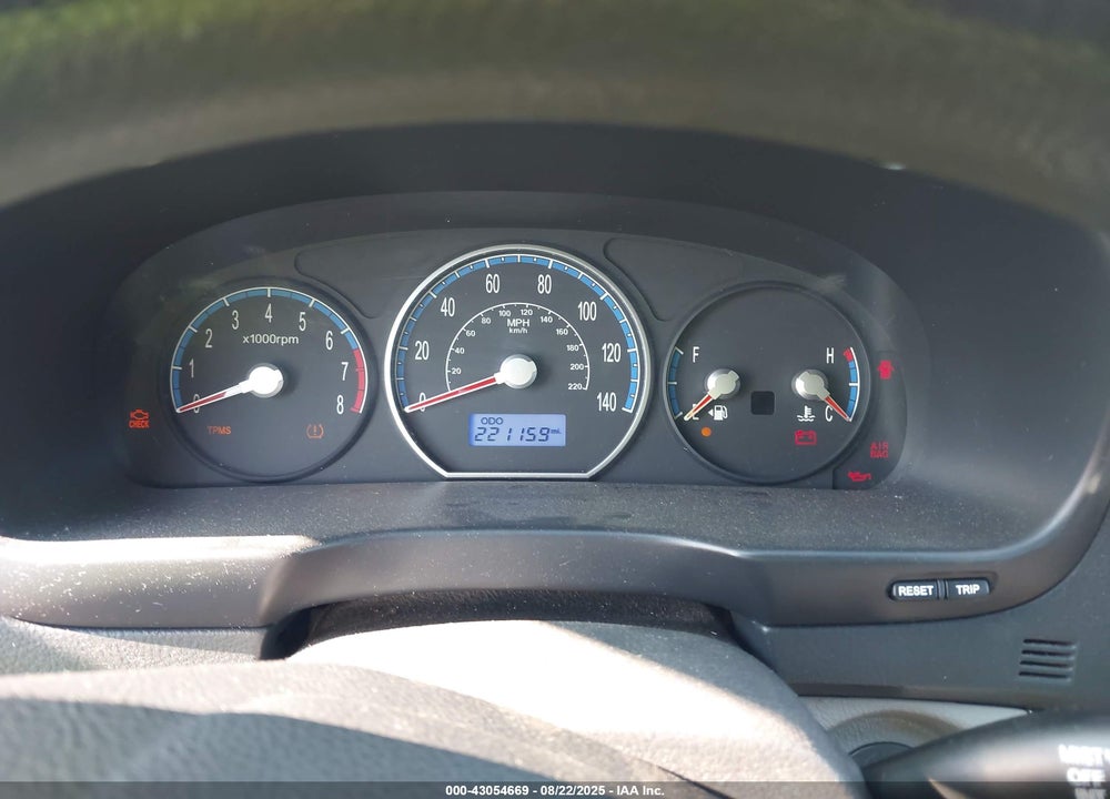 2009 HYUNDAI SANTA FE VIN: 5NMSG13D79H265438