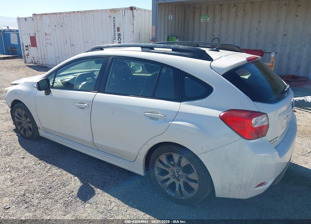 2015 SUBARU IMPREZA 2.0I SPORT LIMITED VIN: JF1GPAZ69F8300689