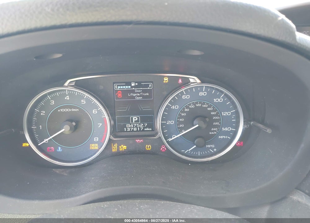 2015 SUBARU IMPREZA 2.0I SPORT LIMITED VIN: JF1GPAZ69F8300689