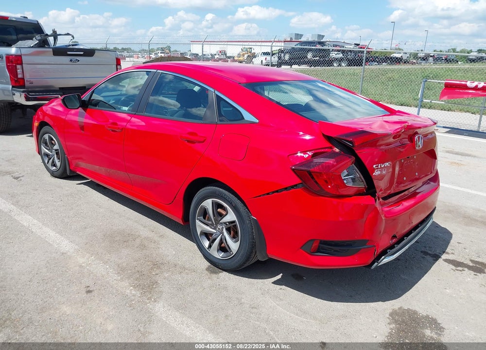 2019 HONDA CIVIC LX VIN: 2HGFC2F65KH542803