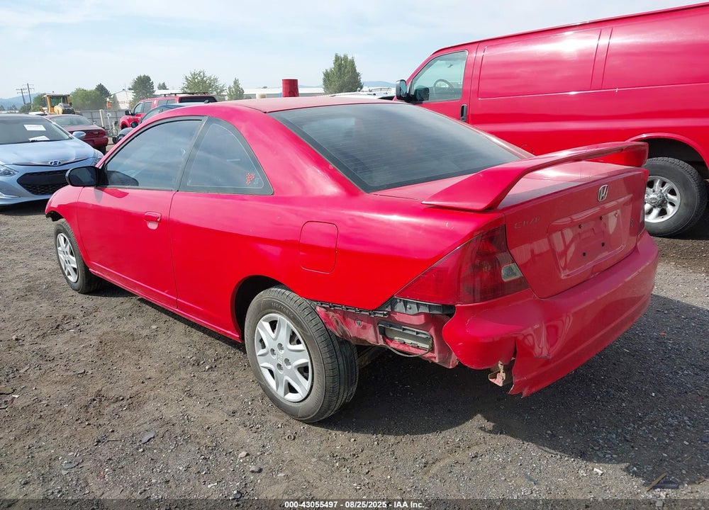 2003 HONDA CIVIC LX VIN: 1HGEM22513L059111