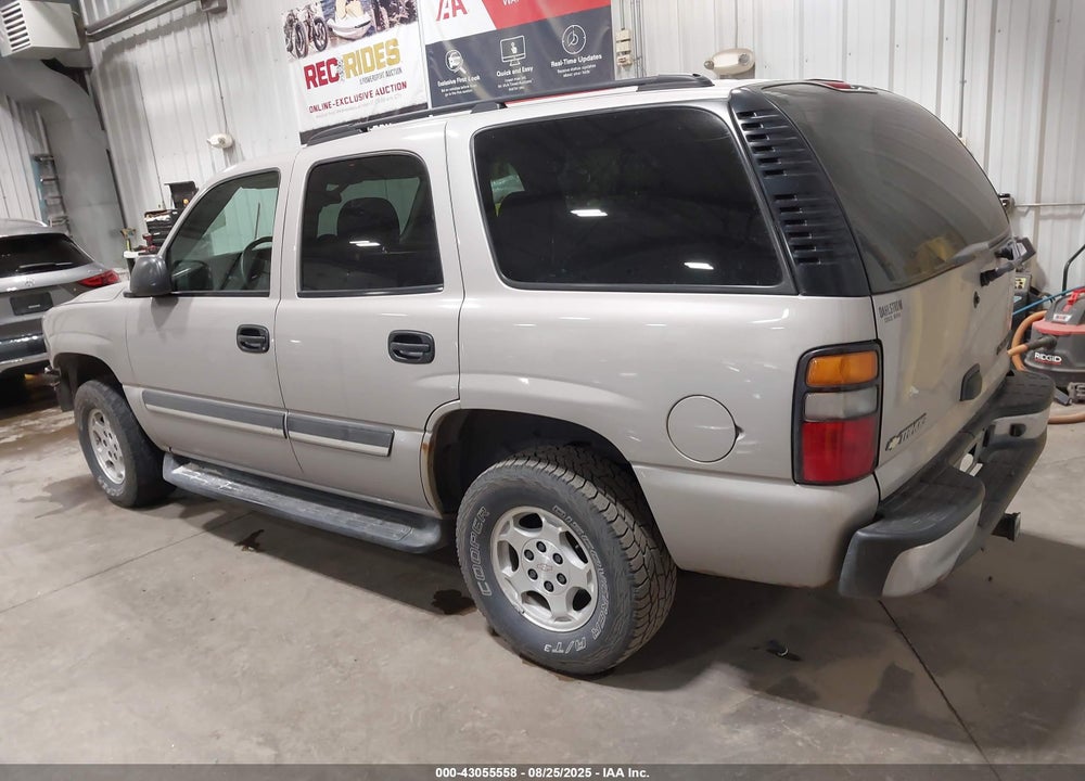 2004 CHEVROLET TAHOE LS VIN: 1GNEK13Z04J278758