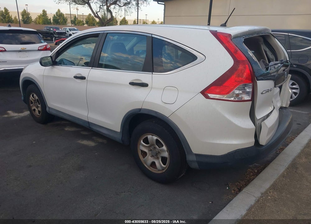 2013 HONDA CR-V LX VIN: 5J6RM3H36DL038648