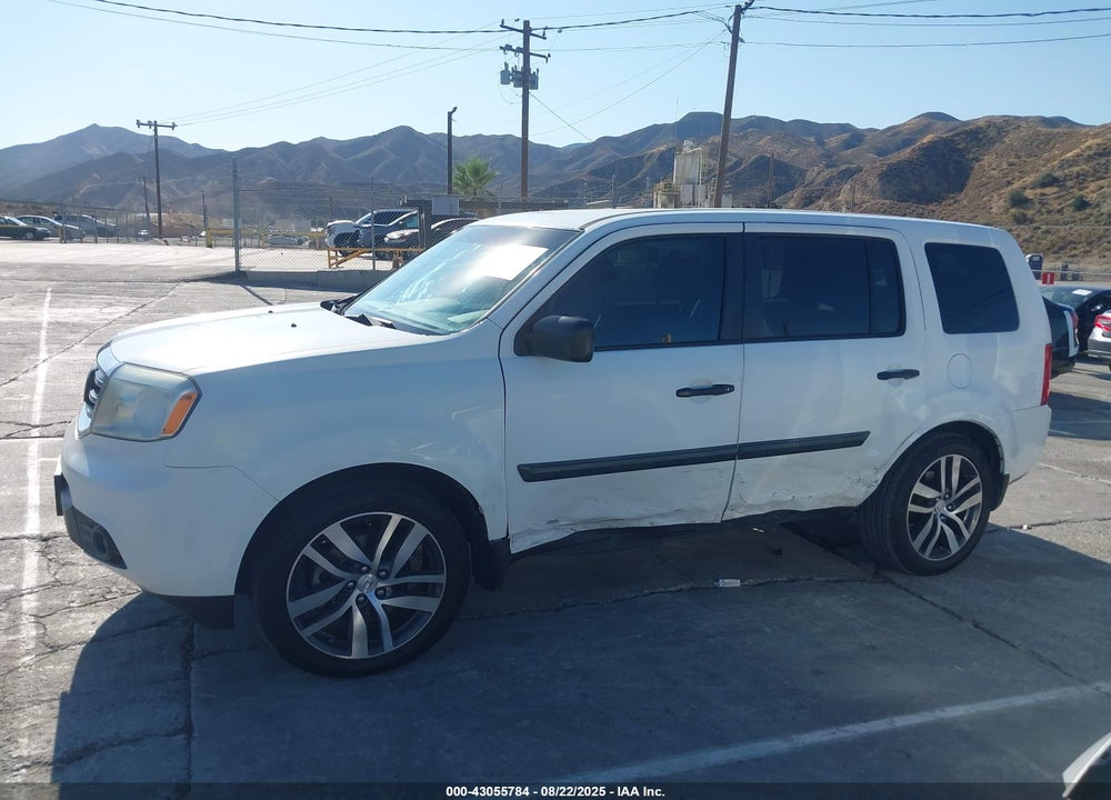 2013 HONDA PILOT LX VIN: 5FNYF3H21DB004963