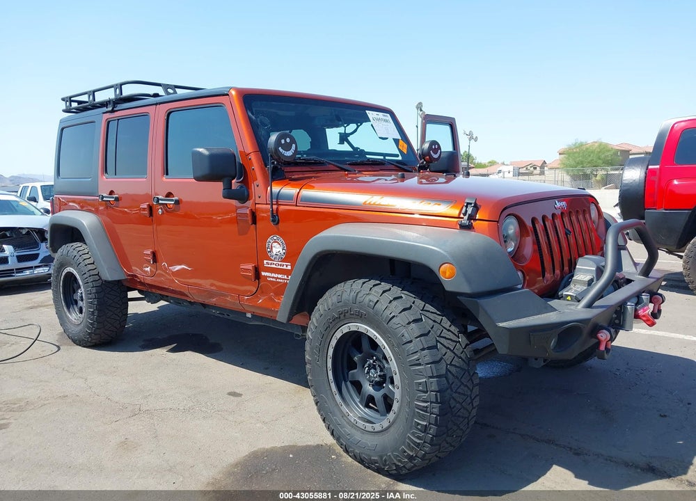 2014 JEEP WRANGLER UNLIMITED SPORT VIN: 1C4BJWDG3EL194139