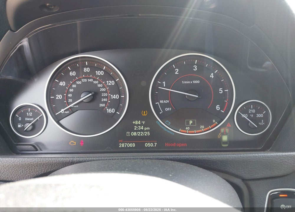 2014 BMW 3 SERIES VIN: WBA3D5C54EKX96699