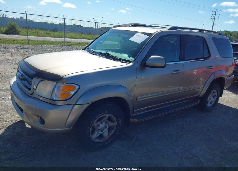 2001 TOYOTA SEQUOIA SR5 V8 VIN: 5TDBT44A71S048488