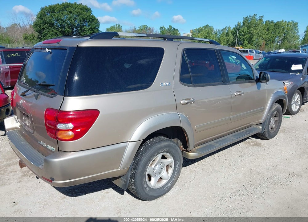 2001 TOYOTA SEQUOIA SR5 V8 VIN: 5TDBT44A71S048488