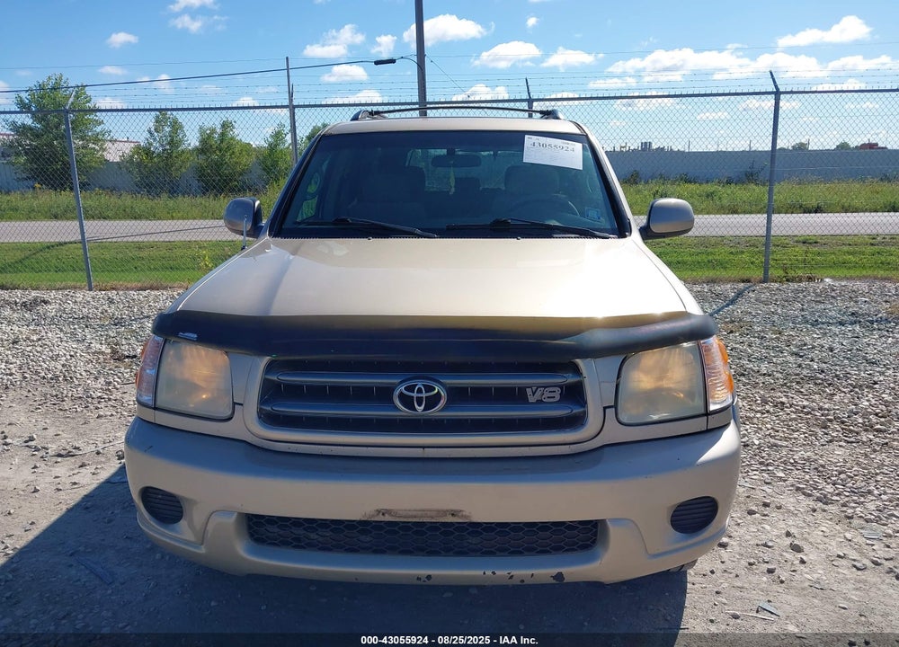 2001 TOYOTA SEQUOIA SR5 V8 VIN: 5TDBT44A71S048488