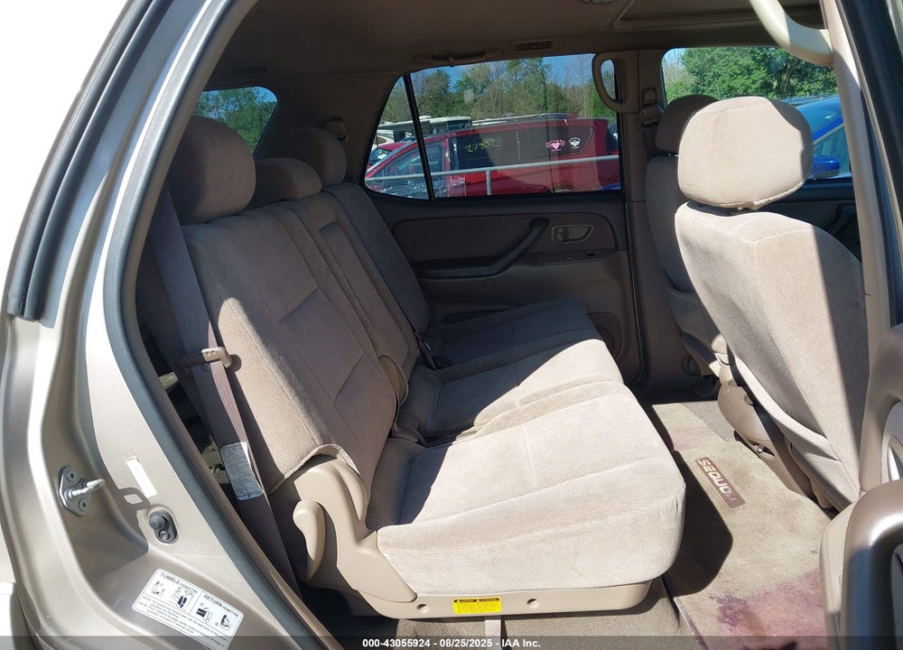 2001 TOYOTA SEQUOIA SR5 V8 VIN: 5TDBT44A71S048488