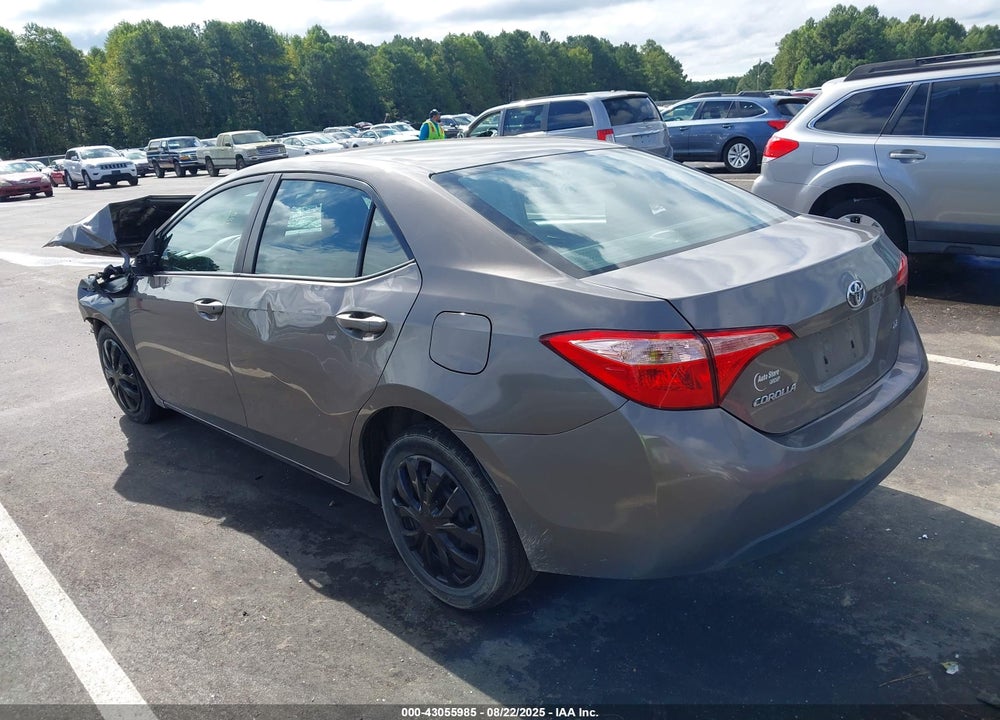 2018 TOYOTA COROLLA VIN: 2T1BURHE3JC085831
