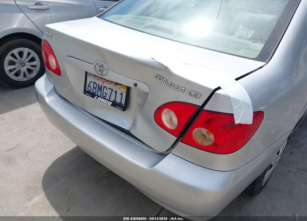 2008 TOYOTA COROLLA LE VIN: 1NXBR32E68Z007348