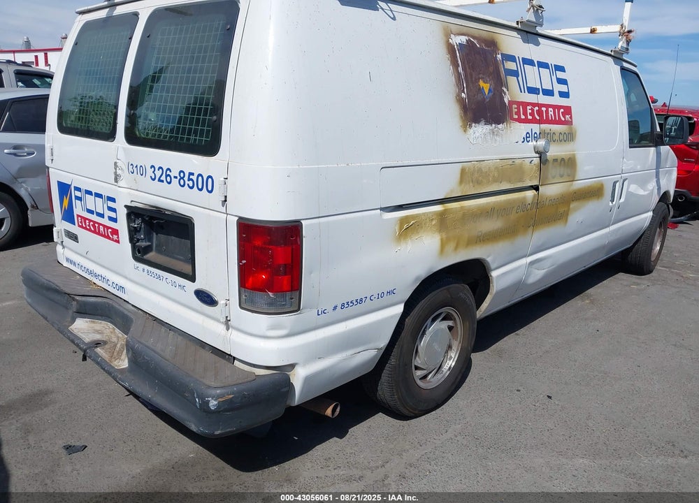 2003 FORD E-150 COMMERCIAL/RECREATIONAL VIN: 1FTRE14W93HA38698