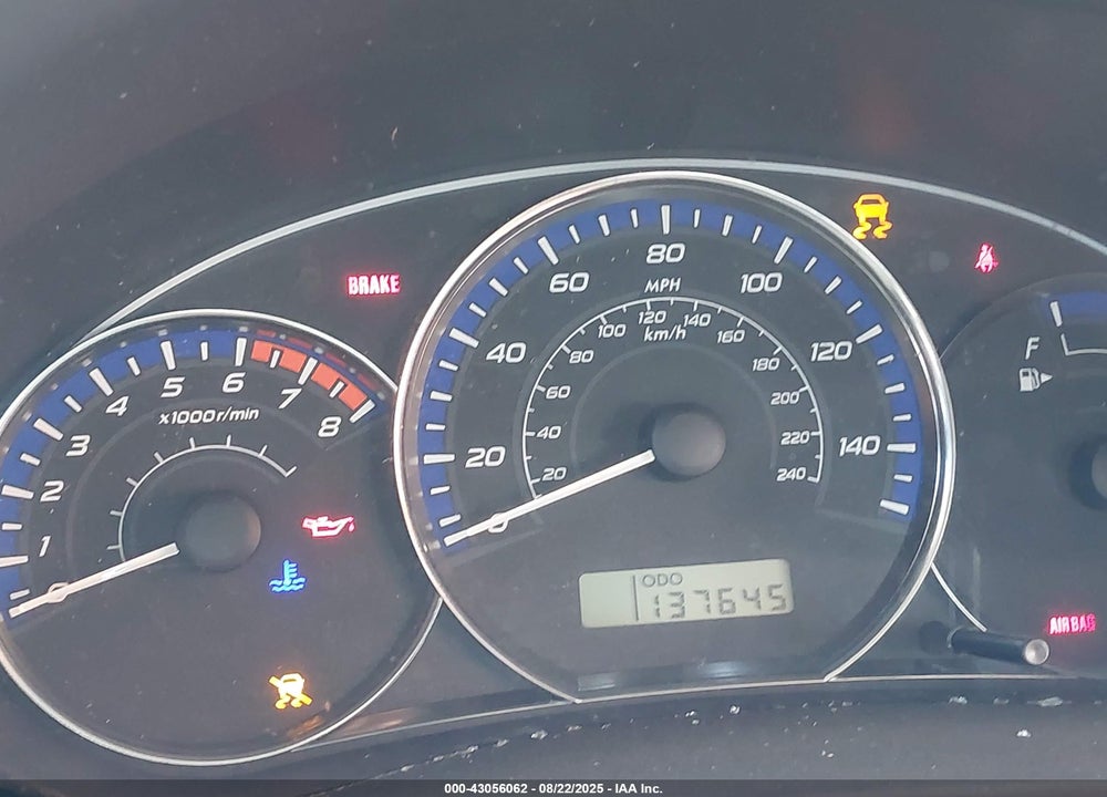 2010 SUBARU FORESTER VIN: JF2SH6AC4AH756545