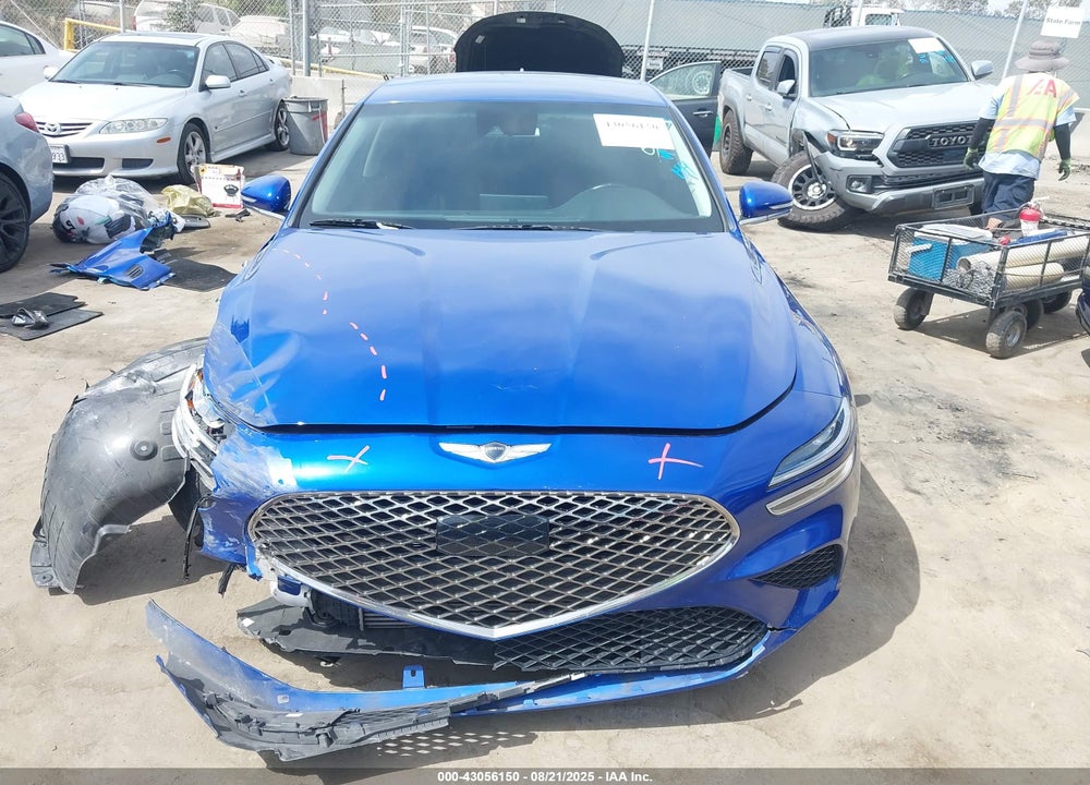 2022 GENESIS G70 2.0T RWD VIN: KMTG34TA4NU093978