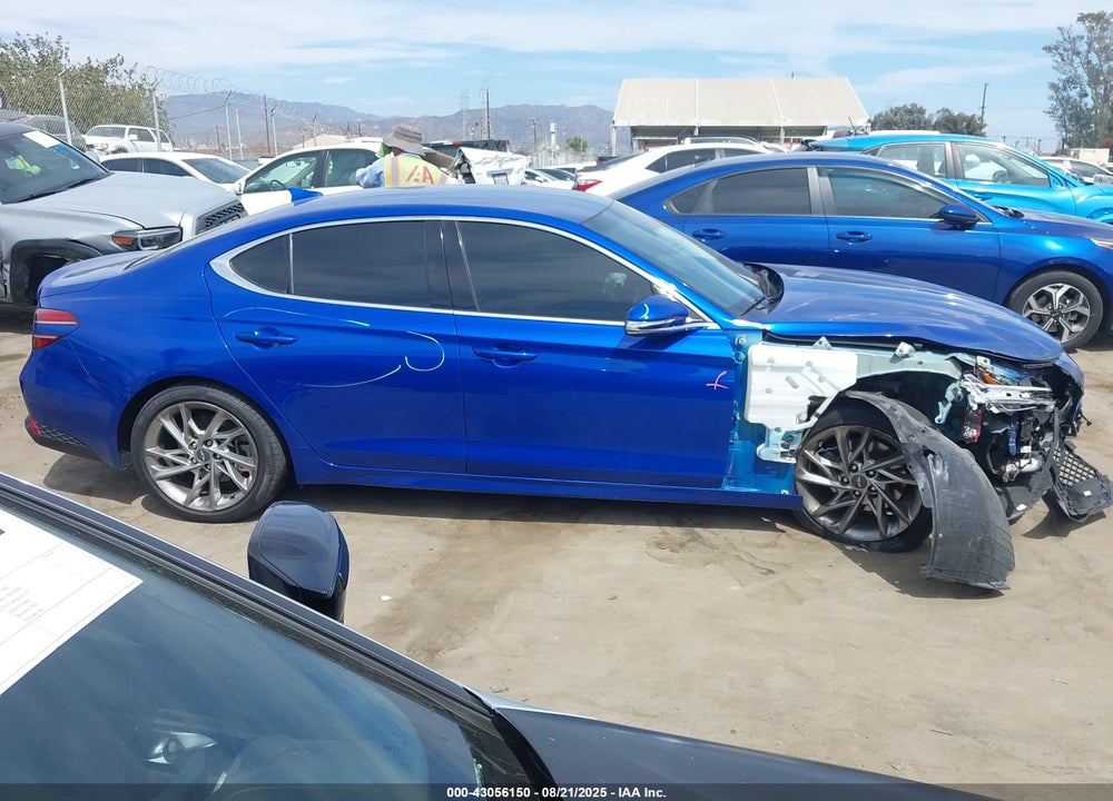 2022 GENESIS G70 2.0T RWD VIN: KMTG34TA4NU093978