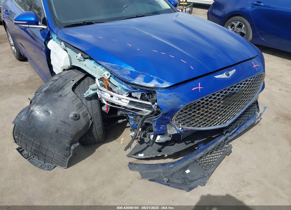 2022 GENESIS G70 2.0T RWD VIN: KMTG34TA4NU093978