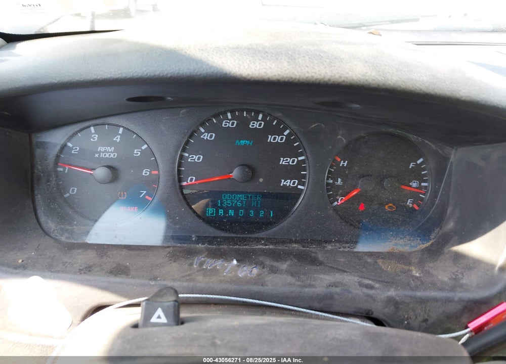2007 CHEVROLET IMPALA POLICE VIN: 2G1WS58R079179511