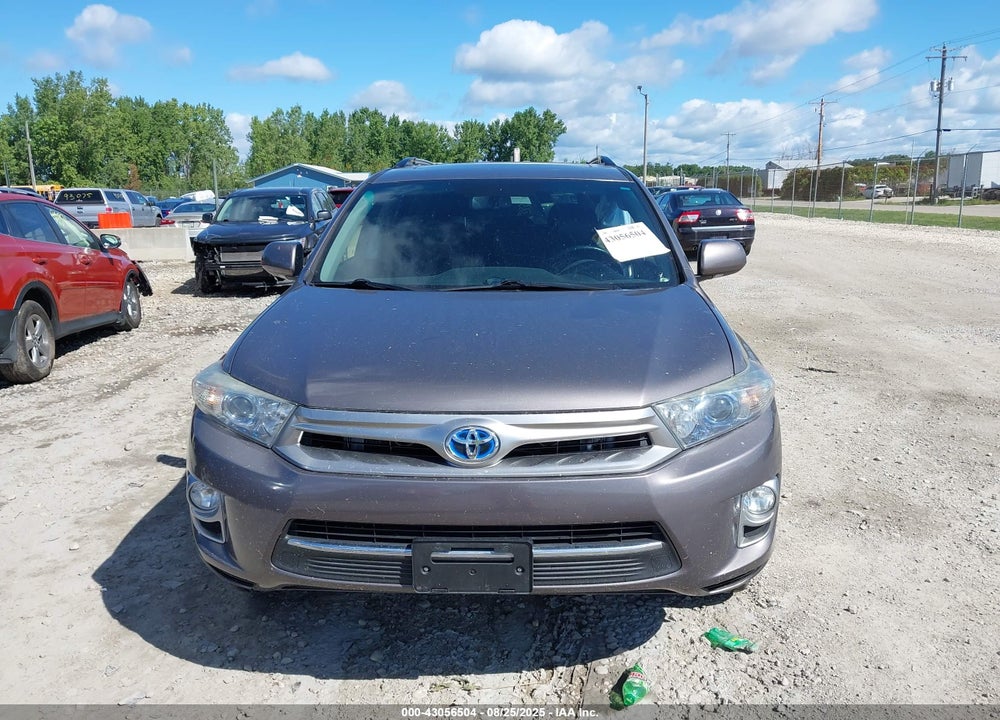 2013 TOYOTA HIGHLANDER HYBRID VIN: JTEDC3EHXD2011215