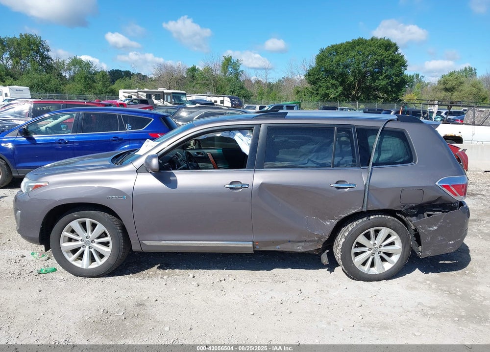 2013 TOYOTA HIGHLANDER HYBRID VIN: JTEDC3EHXD2011215