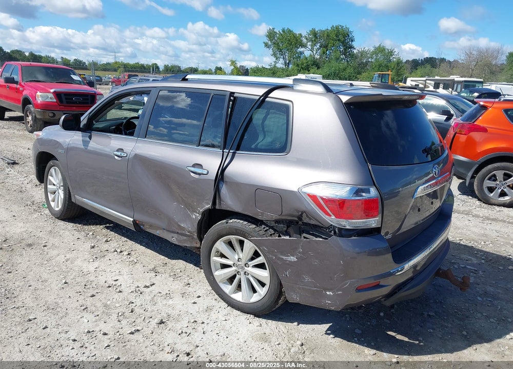 2013 TOYOTA HIGHLANDER HYBRID VIN: JTEDC3EHXD2011215