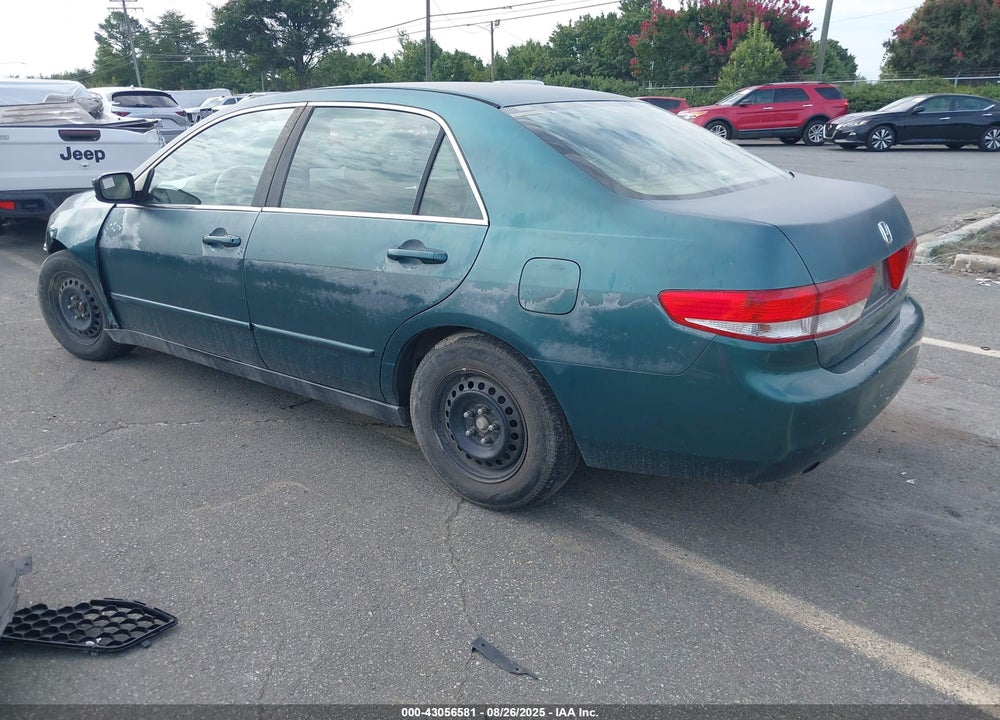 2003 HONDA ACCORD 2.4 LX VIN: 1HGCM56373A027387