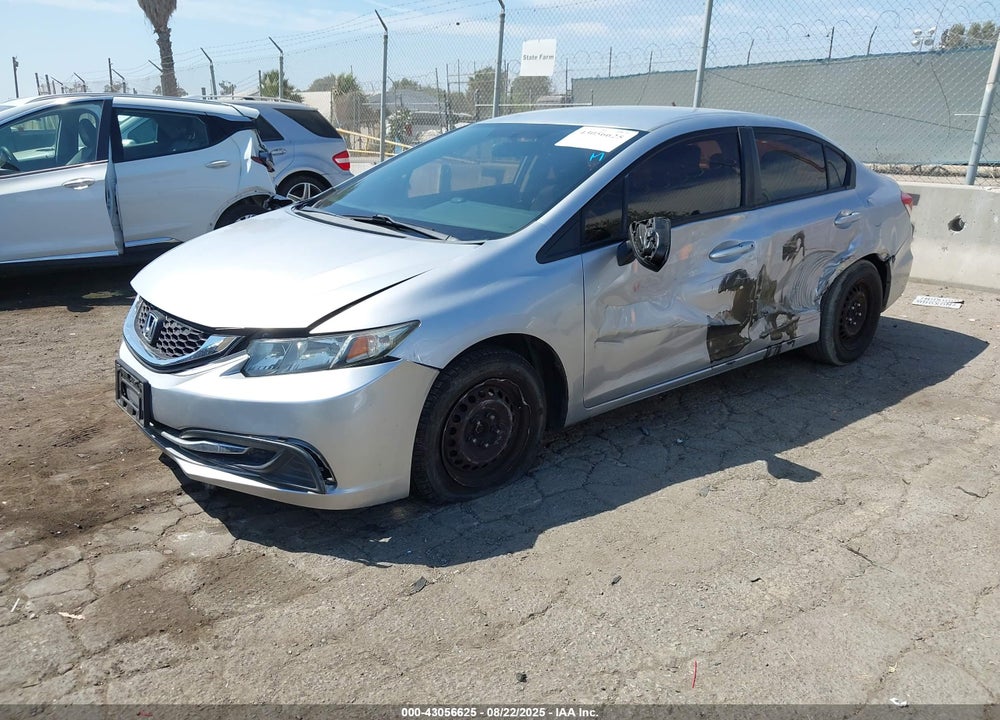 2015 HONDA CIVIC VIN: 2HGFB2F51FH560814