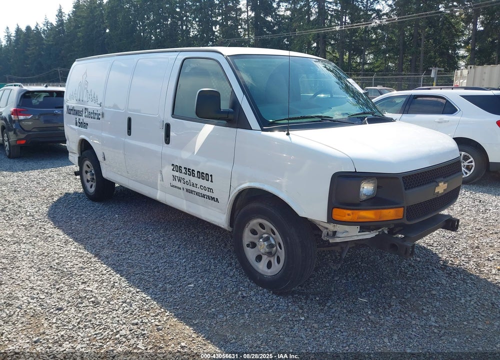 2012 CHEVROLET EXPRESS 1500 WORK VAN VIN: 1GCSGAFX3C1146356