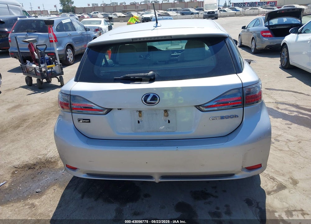 2011 LEXUS CT 200H VIN: JTHKD5BH3B2015398